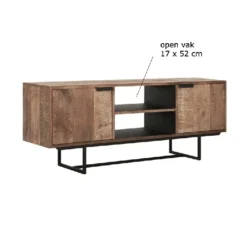 TV-meubel Teak Hout 7 TV-meubel Teak Hout -BEPUREHOME Winkel 3 6