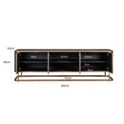 Tv-meubel Slangenleer Met Goud -BEPUREHOME Winkel 7536 5