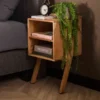 Acaciahouten Nachtkastje Open Vak -BEPUREHOME Winkel acaciahouten nachtkastje open vak spello giani 01
