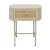 Beige Nachtkastje Met Rotan Lade -BEPUREHOME Winkel beige nachtkastje met rotan lade amaya bodio 01