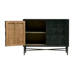 BePureHome Vintage Dressoir Zwart Hout -BEPUREHOME Winkel bepure bequest vintage dressoir zwart hout 03