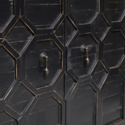 BePureHome Vintage Dressoir Zwart Hout -BEPUREHOME Winkel bepure bequest vintage dressoir zwart hout 06