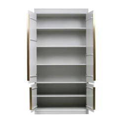 BePureHome Opbergkast Met Lambrisering -BEPUREHOME Winkel bepure organize witte bergkast met legplanken 04 2