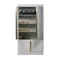 BePureHome Opbergkast Met Lambrisering -BEPUREHOME Winkel bepure organize witte bergkast met legplanken 06 1