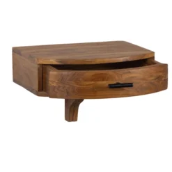 BePureHome Hangend Nachtkastje Van Hout -BEPUREHOME Winkel bepurehome boudoir hangend nachtkastje van hout bruin 01 1