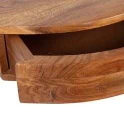 BePureHome Hangend Nachtkastje Van Hout -BEPUREHOME Winkel bepurehome boudoir hangend nachtkastje van hout bruin 05 1