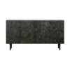 BePureHome Zwart Dressoir Houtsnijwerk