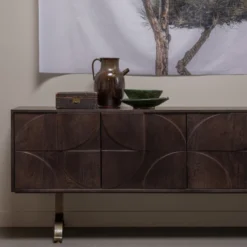 BePureHome Dressoir Mangohout Walnoot 12 BePureHome Dressoir Mangohout Walnoot -BEPUREHOME Winkel bepurehome draw dressoir mangohout walnoot 03