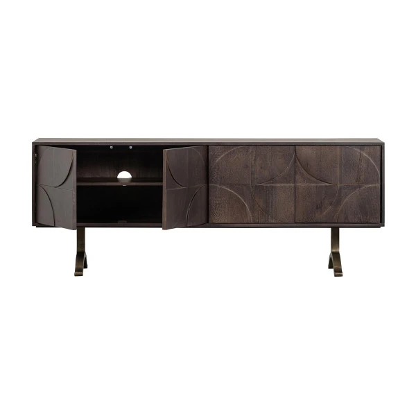 BePureHome Dressoir Mangohout Walnoot 6 BePureHome Dressoir Mangohout Walnoot - Afbeelding 4