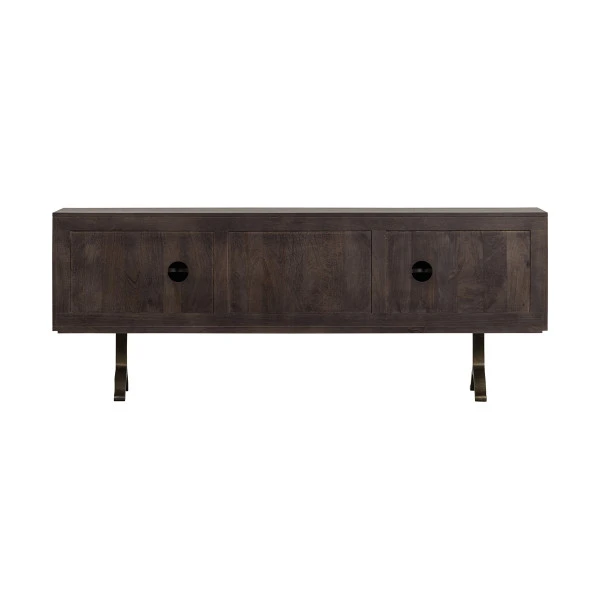 BePureHome Dressoir Mangohout Walnoot 7 BePureHome Dressoir Mangohout Walnoot - Afbeelding 5
