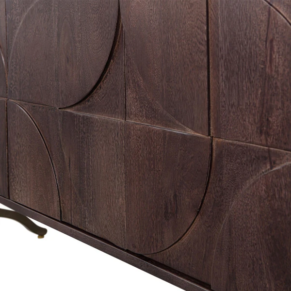 BePureHome Dressoir Mangohout Walnoot 9 BePureHome Dressoir Mangohout Walnoot - Afbeelding 7