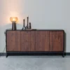 BePureHome Dressoir Walnoot En Zwart