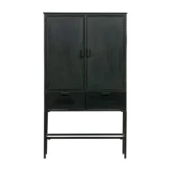 BePureHome IJzeren Wandkast Zwart