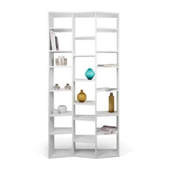 BEPUREHOME Winkel -BEPUREHOME Winkel boekenkast mat wit 110 cm breed tundo emilia 04 1