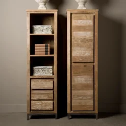 Boekenkast Teak Met Wit -BEPUREHOME Winkel boekenkast teak met wit tower living venetie 01 1