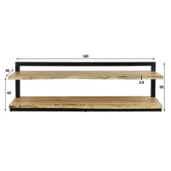 Boomstam Acaciahouten Tv-meubel -BEPUREHOME Winkel boomstam acaciahouten tv meubel edge giani 04