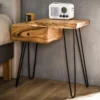 Boomstam Nachtkastje Met Lade Links -BEPUREHOME Winkel boomstam nachtkastje met lade r giani live edge 02