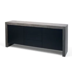 Dressoir Betonlook Met Deuren En Laden -BEPUREHOME Winkel dressoir betonlook tundo antenor 2d 03 800x800 1