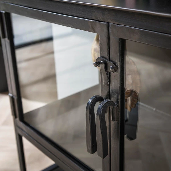 Dressoir Met Glazen Deuren 5 Dressoir Met Glazen Deuren - Afbeelding 3