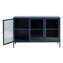 Dressoir Met Ribbelglas -BEPUREHOME Winkel dressoir met ribbelglas bodio blink 03