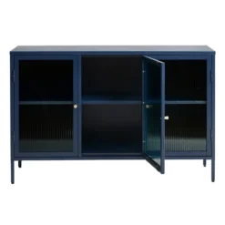 Dressoir Met Ribbelglas -BEPUREHOME Winkel dressoir met ribbelglas bodio blink 04