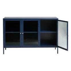 Dressoir Met Ribbelglas -BEPUREHOME Winkel dressoir met ribbelglas bodio blink 05
