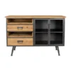 Dressoir Hout En Metaal -BEPUREHOME Winkel dressoir metaal en hout damian lumz home 02