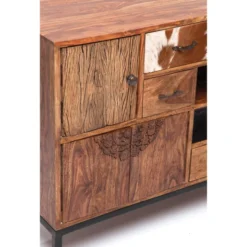 Houten Dressoir Met Koeienhuid -BEPUREHOME Winkel dressoir rodeo kare design 02 800x800 1