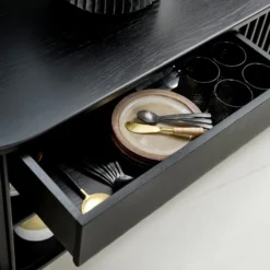 Dressoir Zwart -BEPUREHOME Winkel dressoir zwart bodio togo 06