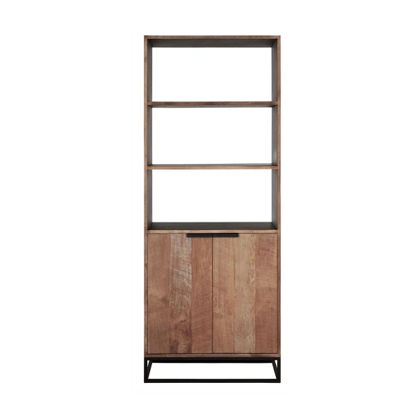 Teak Boekenkast Met Deuren 6 Teak Boekenkast Met Deuren - Afbeelding 4