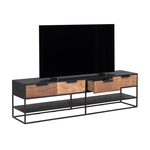 Teak Tv Meubel 5 Teak Tv Meubel - Afbeelding 3
