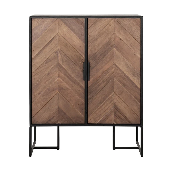 Zwart Dressoir Visgraat Smal - Afbeelding 2