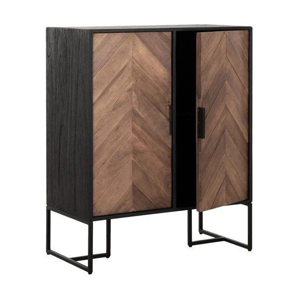 Zwart Dressoir Visgraat Smal - Afbeelding 4