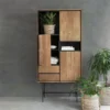Hoge Teak Kast Met Vakken -BEPUREHOME Winkel dtp home metropole hoge teak kast met vakken 03