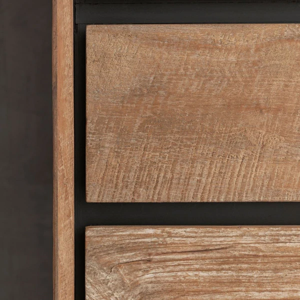 Hoge Wandkast Teakhout 11 Hoge Wandkast Teakhout - Afbeelding 9