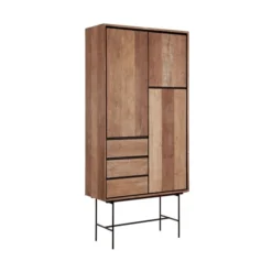Hoge Wandkast Teakhout