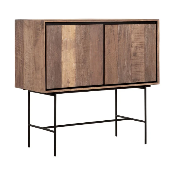 Hoog Dressoir Teakhout 100 Cm 3 Hoog Dressoir Teakhout 100 Cm