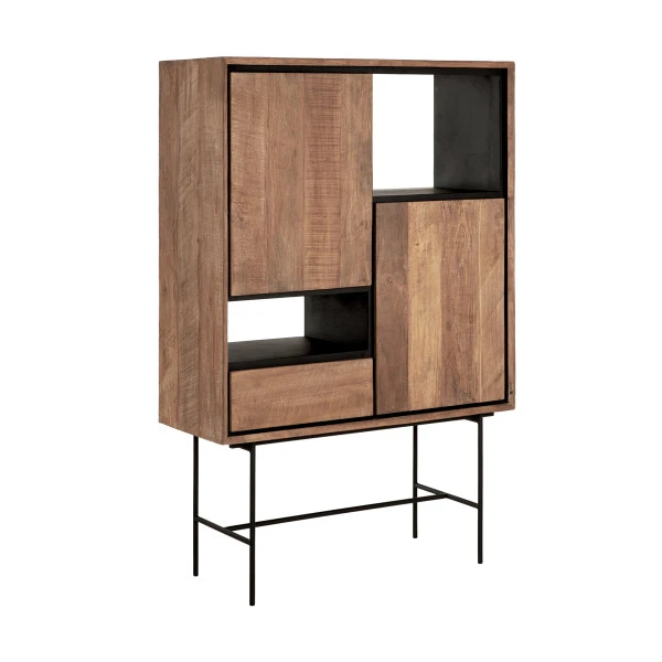 Teak Kast Met Open Vakken 3 Teak Kast Met Open Vakken