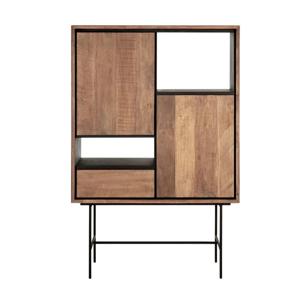 Teak Kast Met Open Vakken 5 Teak Kast Met Open Vakken - Afbeelding 3