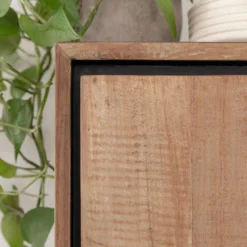 Teakhouten Wandkast -BEPUREHOME Winkel dtp home metropole teakhouten wandkast 03