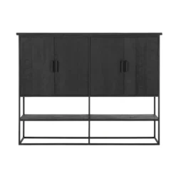 Zwarte Bergkast Teak Large