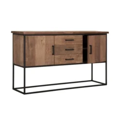 Teak Dressoir Industrieel Design -BEPUREHOME Winkel dtp home timeless dresoir beam no. 2 02