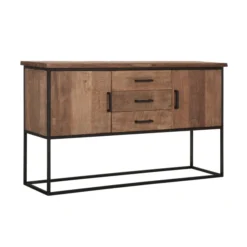 Teak Dressoir Industrieel Design -BEPUREHOME Winkel dtp home timeless dresoir beam no. 2 03