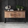 Teak Dressoir Industrieel Design -BEPUREHOME Winkel dtp home timeless dresoir beam no. 2 05