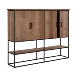 Bergkast Teakhout Large -BEPUREHOME Winkel dtp home timeless wandkast beam groot 03