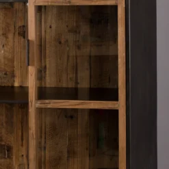 Houten Vitrinekast Industrieel -BEPUREHOME Winkel dutchbone berlin houten vitrinekast industrieel 08