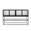 Dressoir Met Ribbel Glas -BEPUREHOME Winkel dutchbone boli dressoir met ribbelglas 01