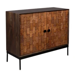 Smal Dressoir Houtsnijwerk -BEPUREHOME Winkel dutchbone chisel mangohout dressoir met snijwerk 02