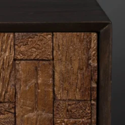 Smal Dressoir Houtsnijwerk -BEPUREHOME Winkel dutchbone chisel mangohout dressoir met snijwerk 05