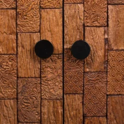 Smal Dressoir Houtsnijwerk -BEPUREHOME Winkel dutchbone chisel mangohout dressoir met snijwerk 08